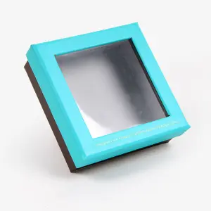 Cardboard Box with Window Lid