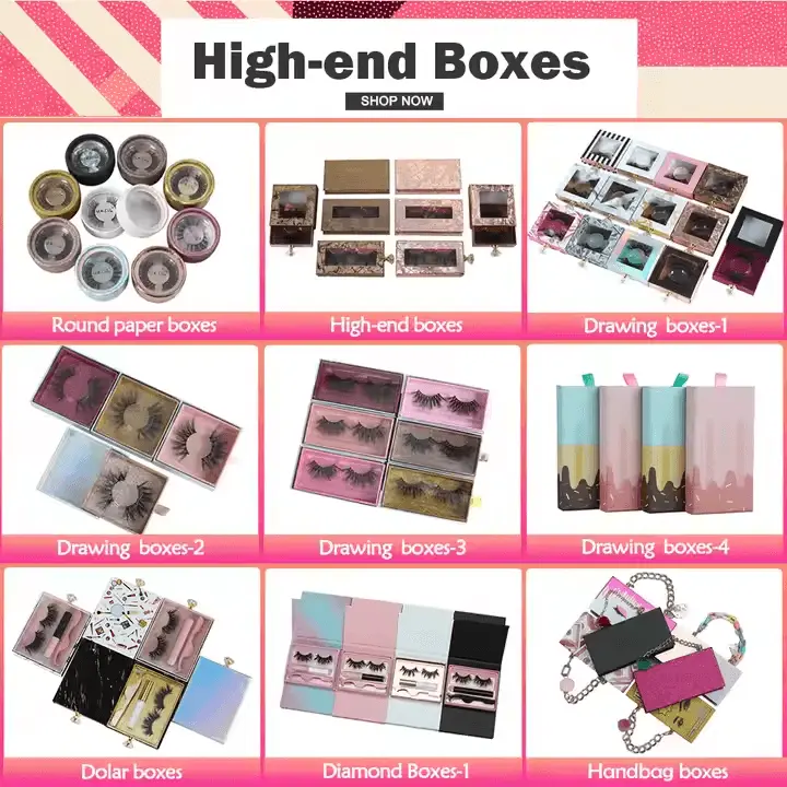 custom eyelash boxes wholesale