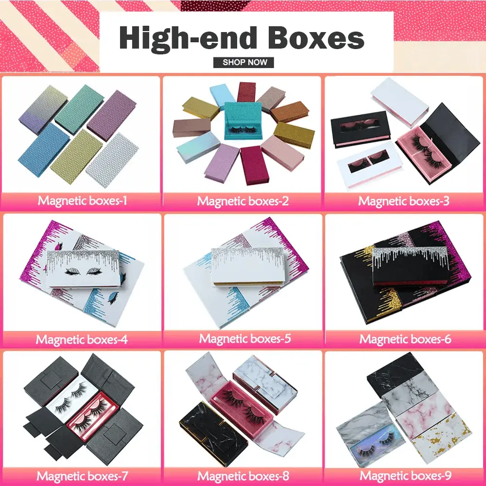 custom eyelashes boxes