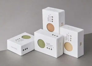 Bath bomb packaging with window