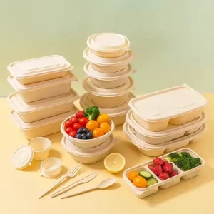 Corn starch container