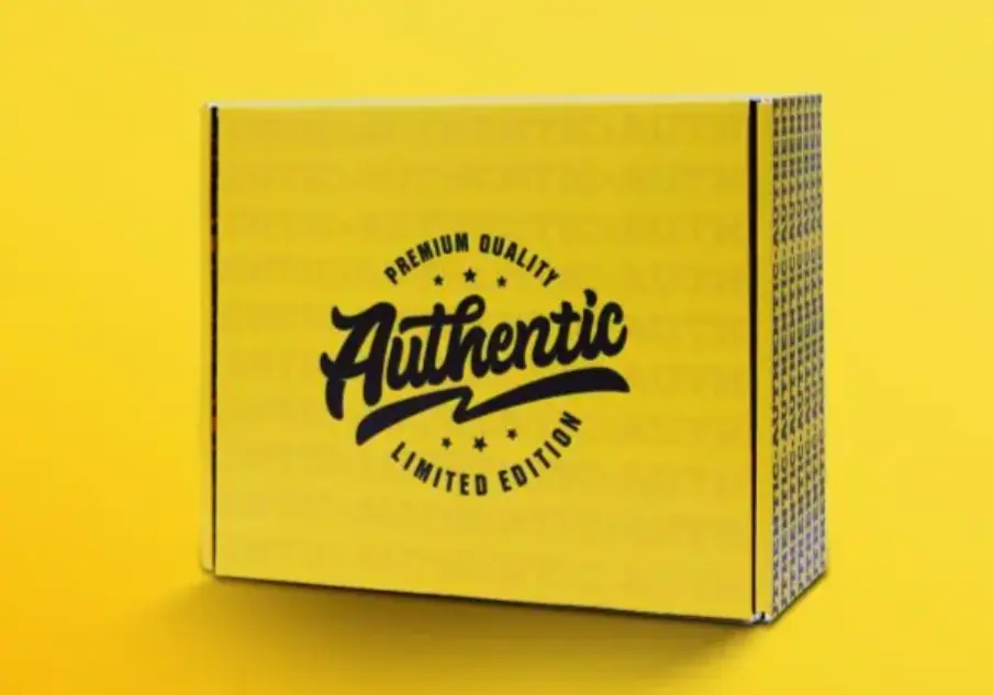Custom Printed Sticker Mailing Box