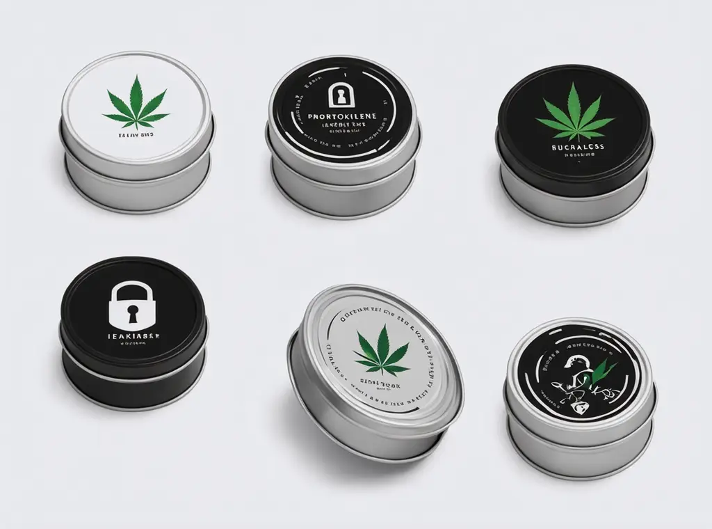 Tin Packaging for Weed