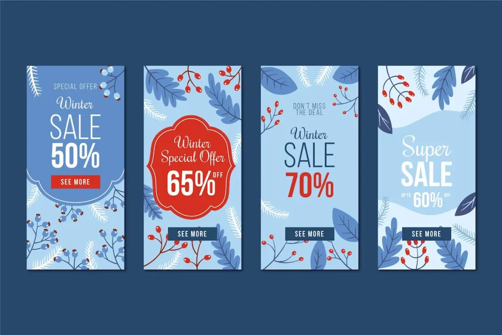 Winter promotional packaging
