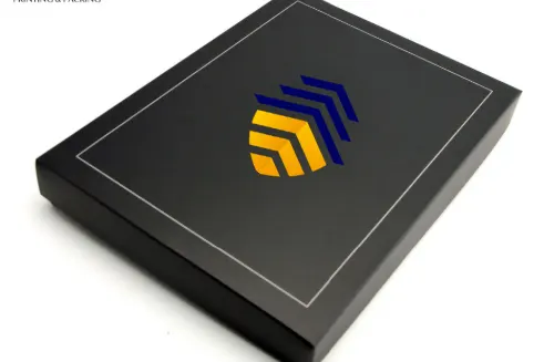 Black packaging box