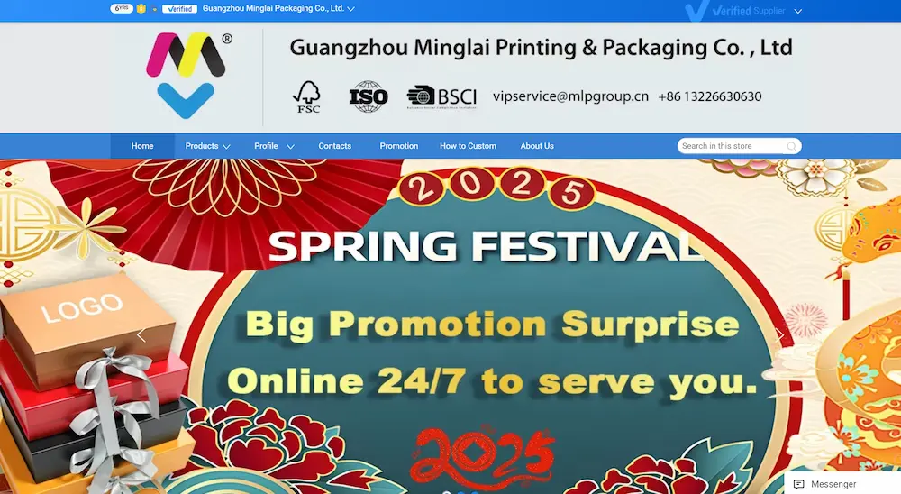 Guangzhou Minglai Packaging Co., Ltd.