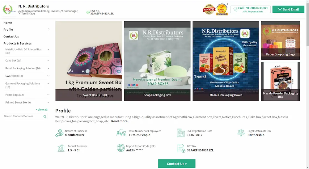 N.r.distributors