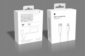 USB cable packaging box