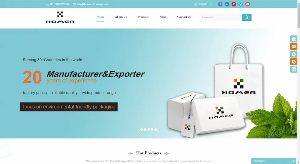 Xiamen Homer Trimmings Co., Ltd