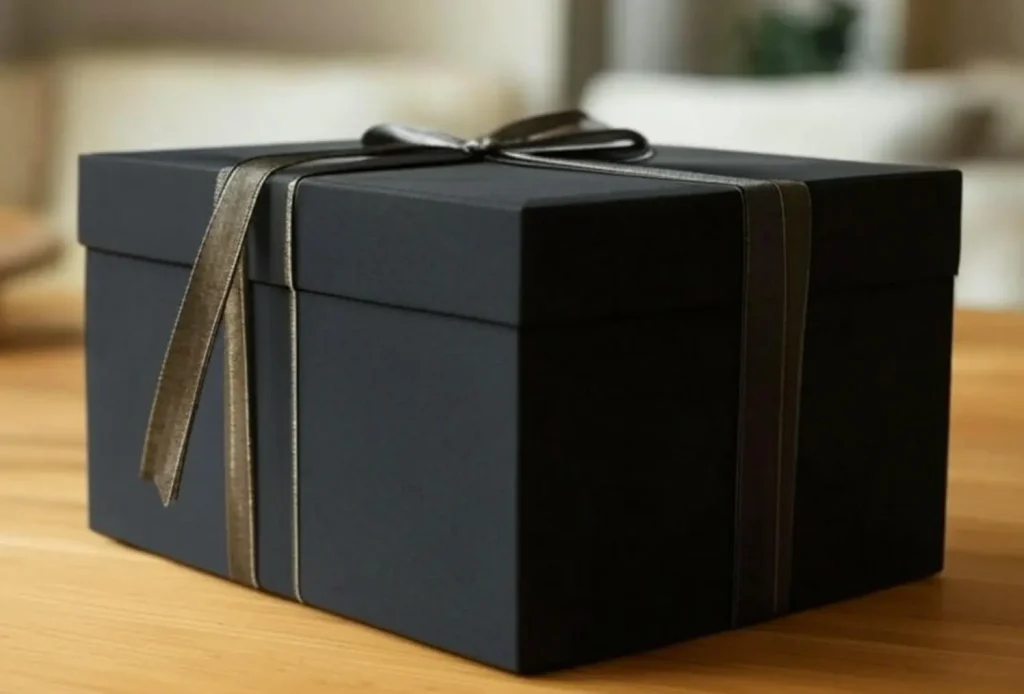 Black gift box