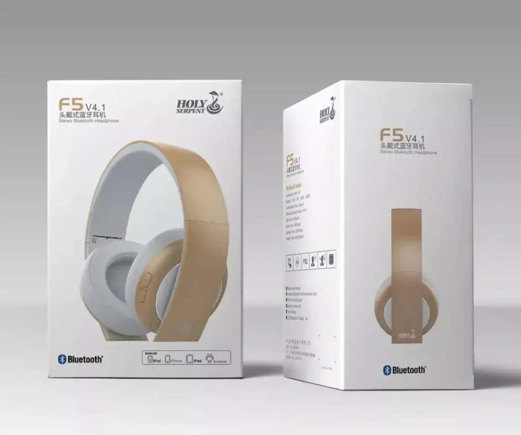 Headphones packaging box