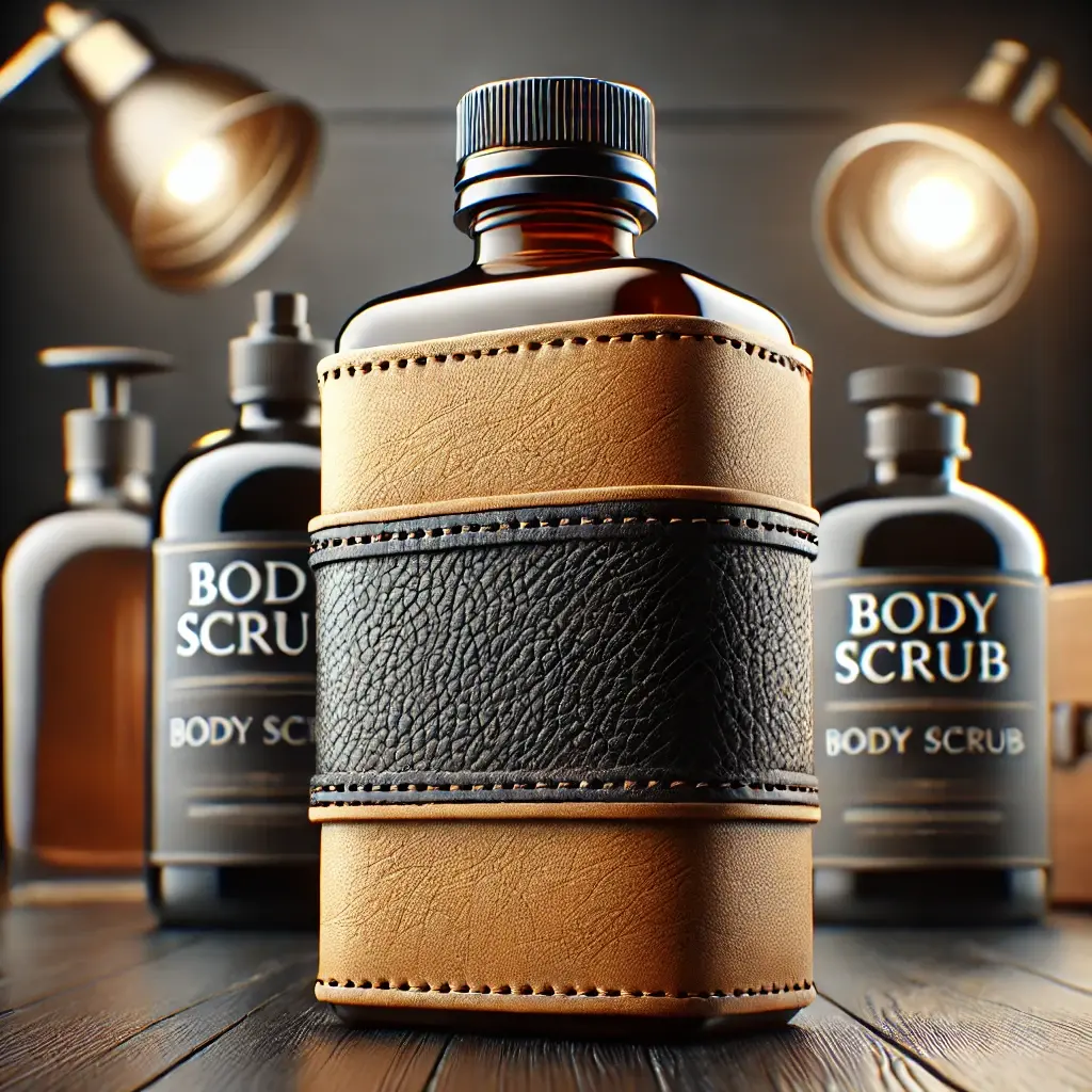 Leather-Wrapped Glass Bottles