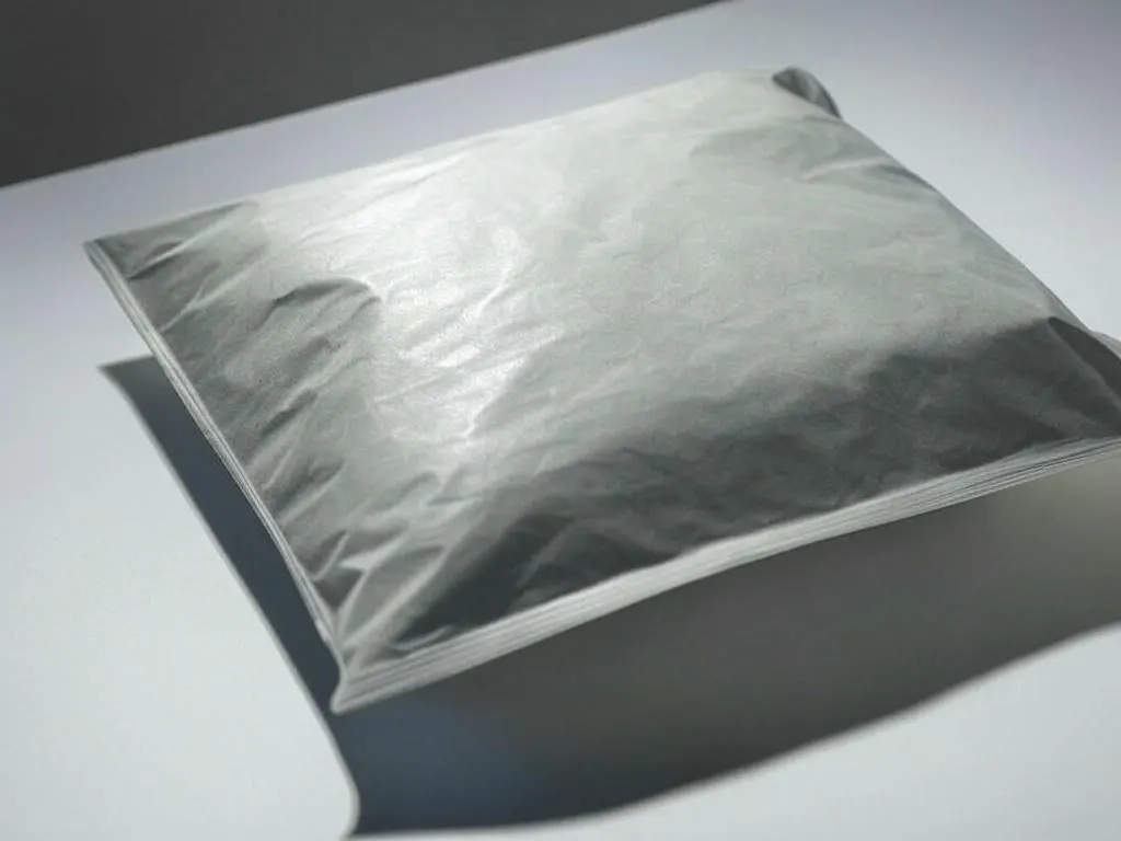 Light grey matte texture food flexible packaging bag