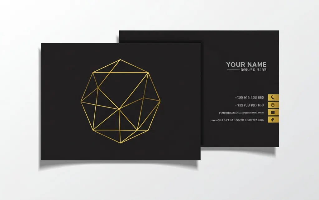Modern minimalist business card