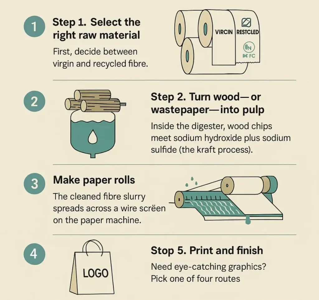 How Paper Bag Manufacturing Works — 4 Essential Steps