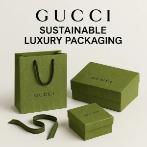 Luxury and sustainable packaging by Gucci