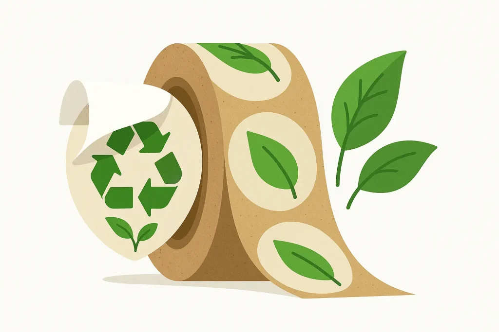 Can you recycle stickers