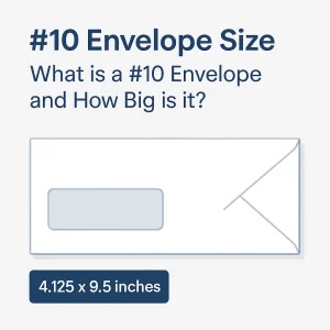 What is a #10 Envelope and How Big is it