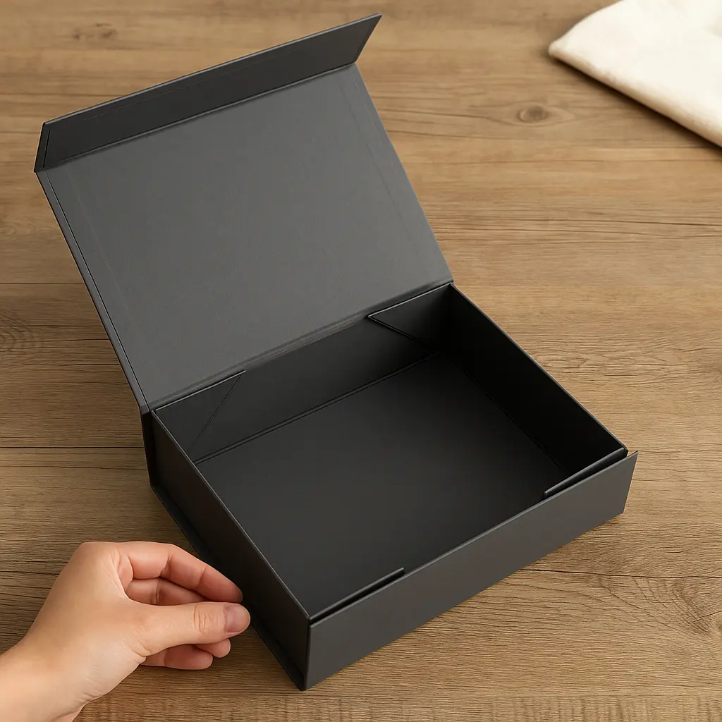 Fold-Flat Magnetic Box