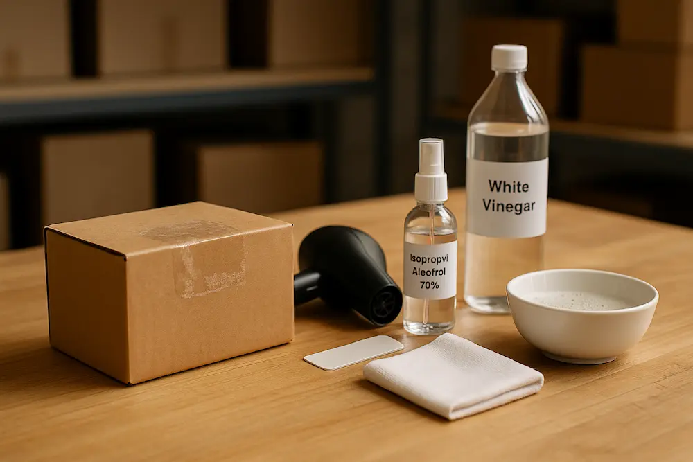 How to Remove Packaging Tape Residue