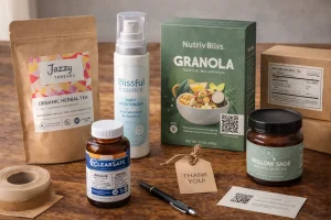 What is labeling in packaging