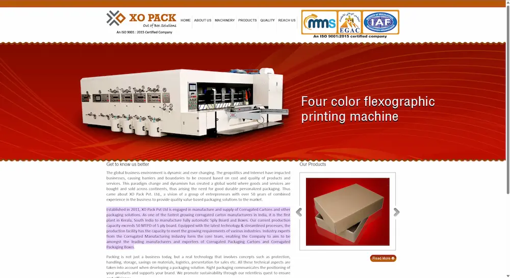 XO Pack Pvt. Ltd.