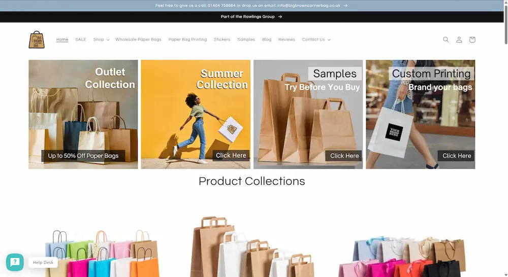 Big Brown Carrier Bag