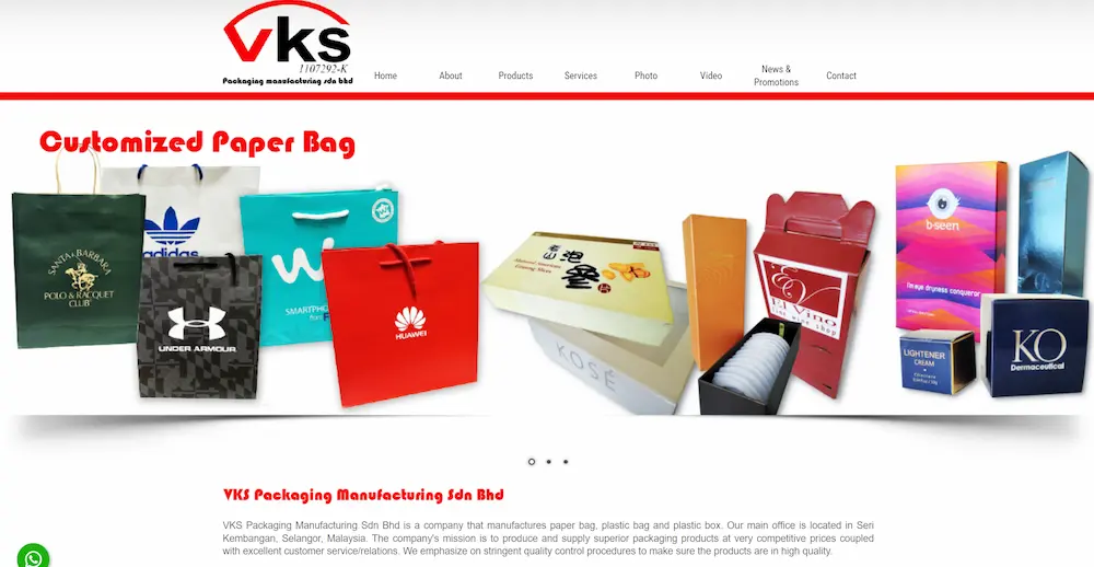 VKS Packaging Manufacturing Sdn Bhd