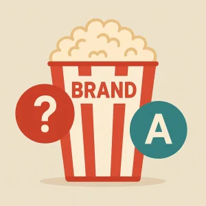 Customized popcorn bags make your brand stand out.