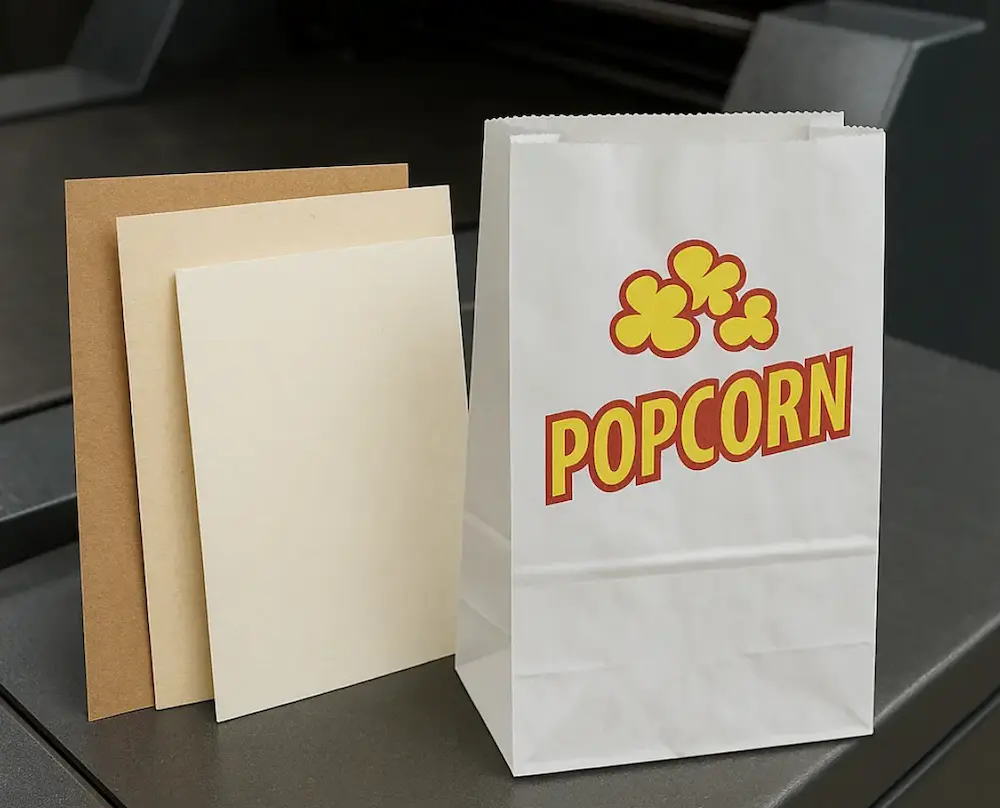Popcorn paper bag types
