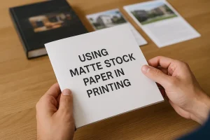Matte Stock Paper in Printing