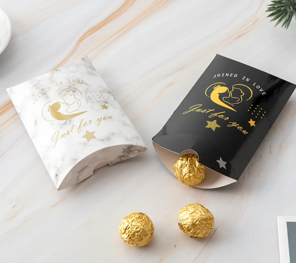 pillow-shaped box