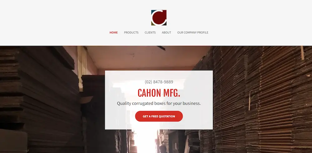 Cahon Mfg., Inc.