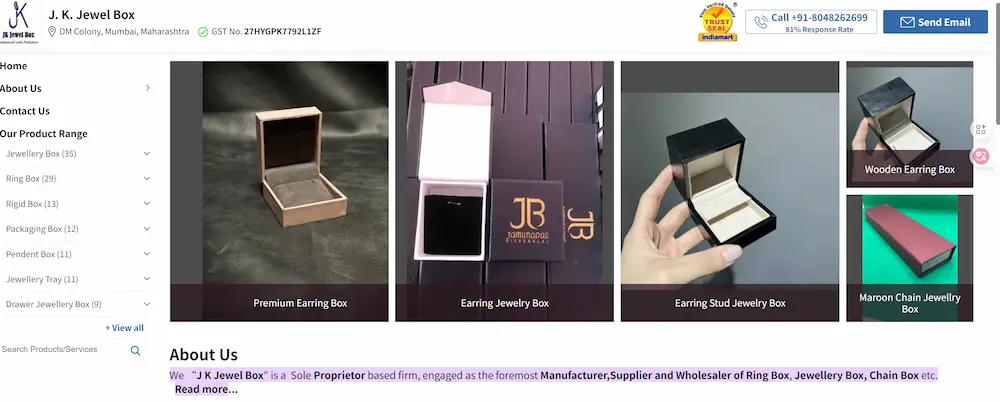 J K Jewel Box