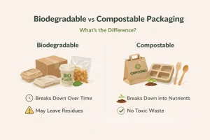 Biodegradable vs Compostable Packaging: What’s the Difference?