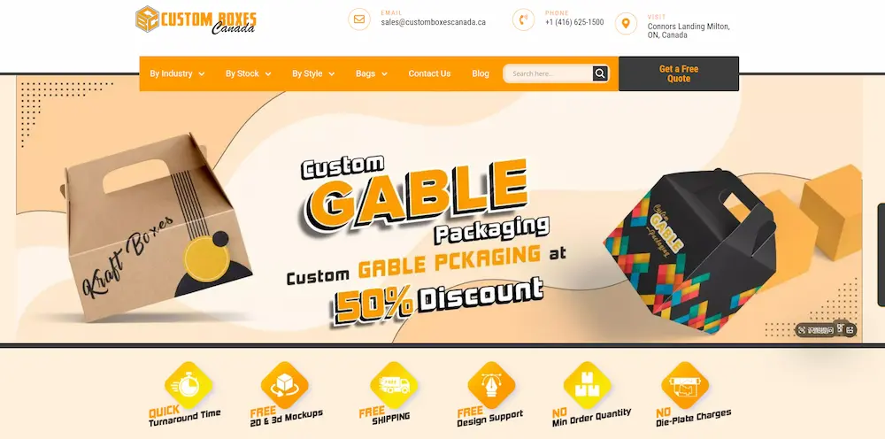 Custom Boxes Canada