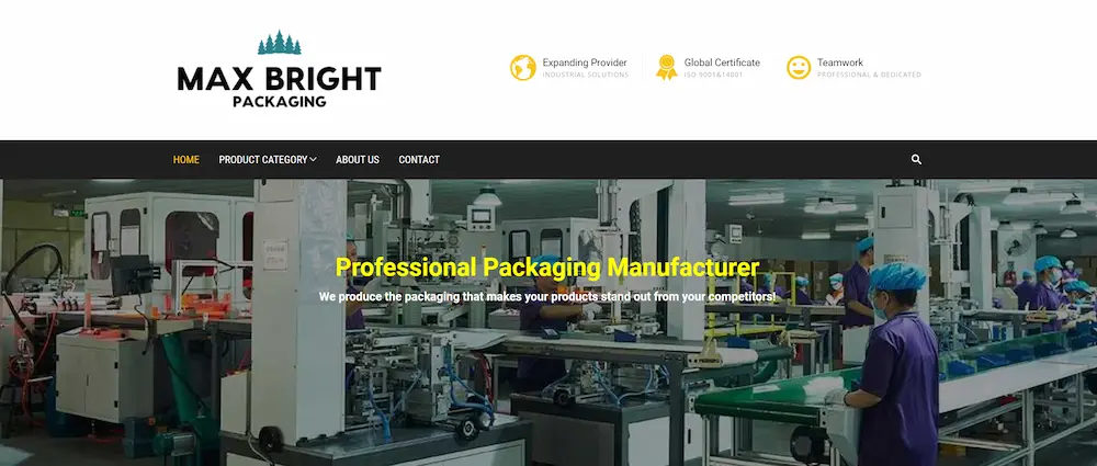 Max Bright Packaging Ltd