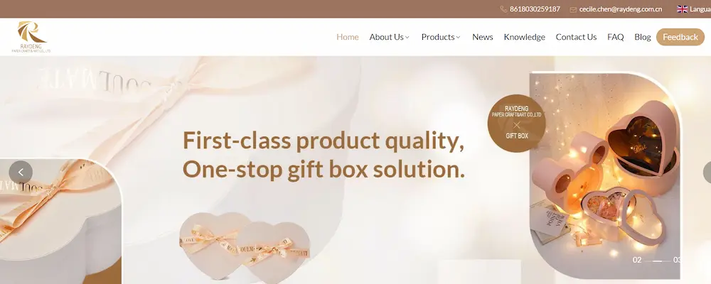 Raydeng Paper Craft & Art Co., Ltd.