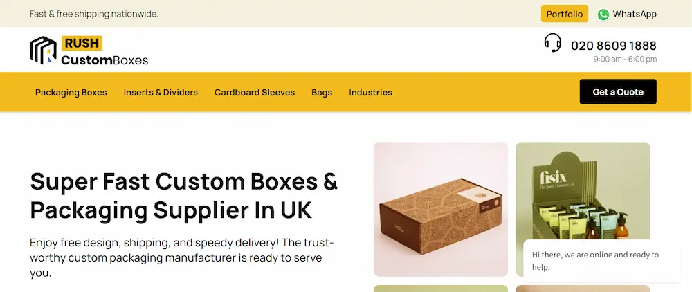 Rush Custom Boxes