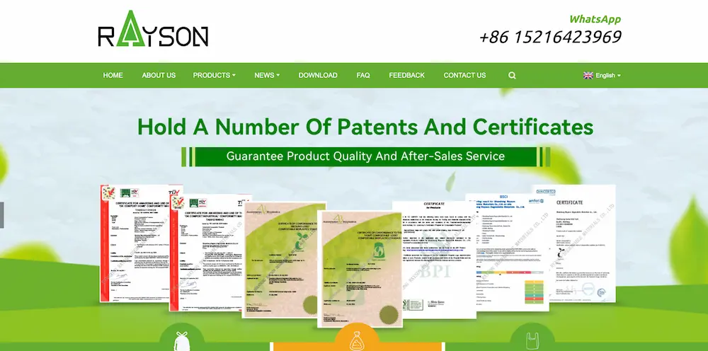 Shandong Rayson Degradable Materials Co., Ltd.