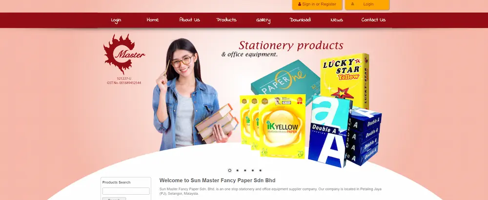 Sun Master Fancy Paper Sdn Bhd
