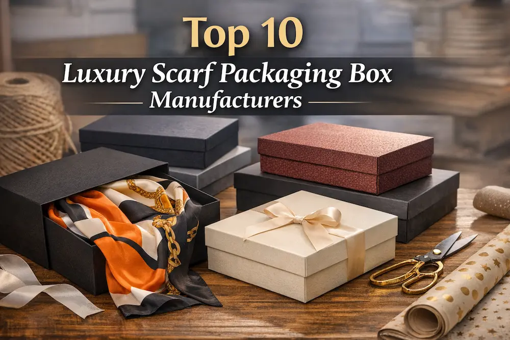 Top 10 luxury scarf packaging box manufacturer