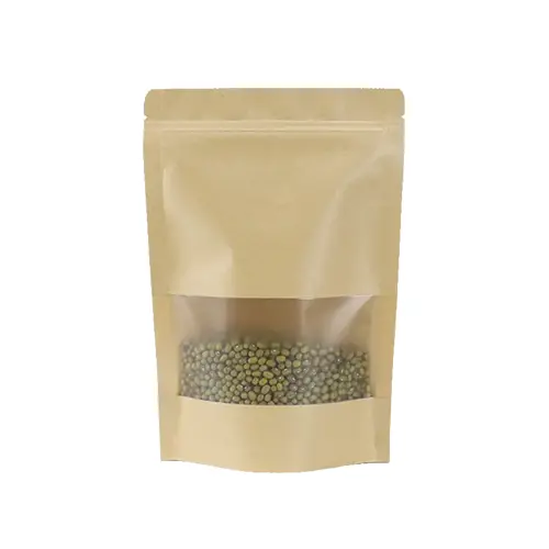 Stand-up bag with window