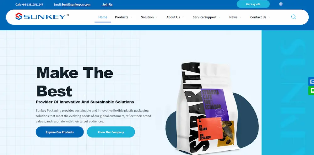 Sunkey Packaging