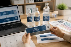 What Are The Dimensions Of a Water Bottle Label?