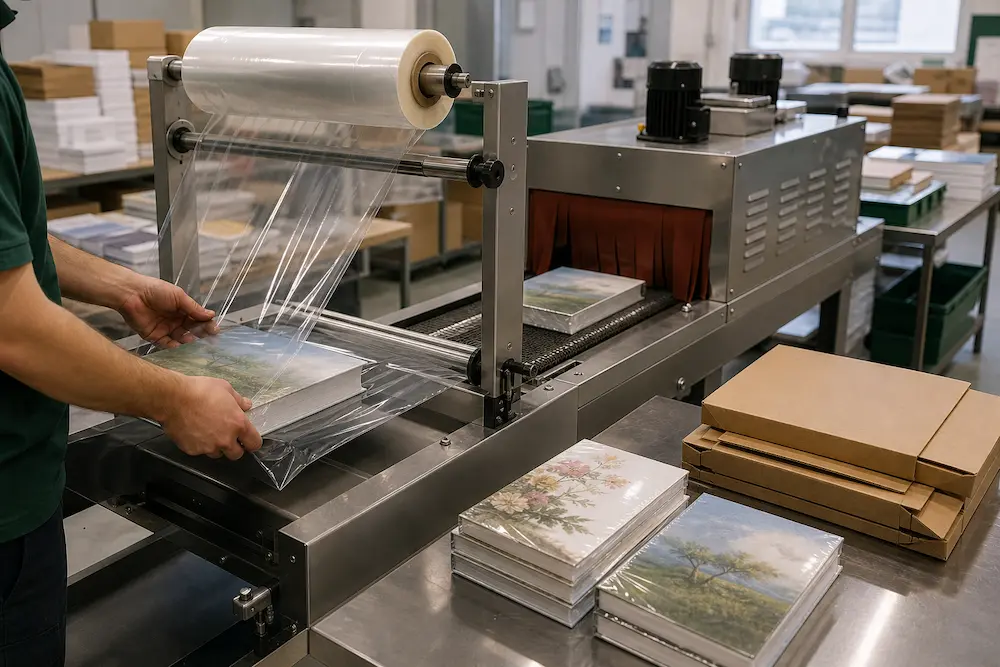 How the Book Shrink Wrapping Process Works