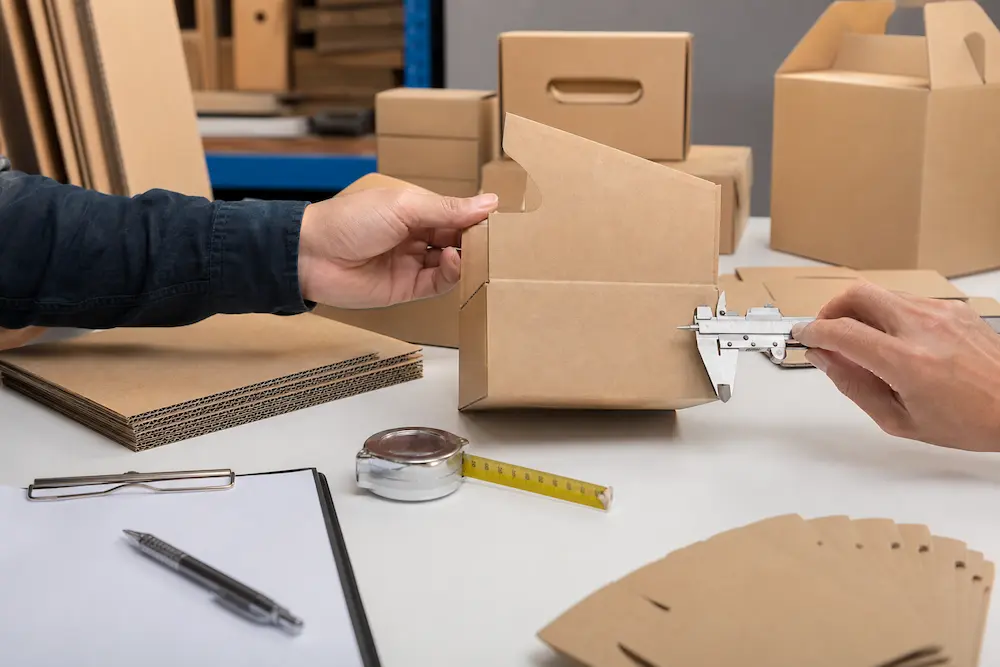 corrugated box sample quality inspection