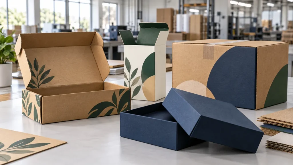 Custom printed cardboard boxes from a worldwide packaging manufacturer
