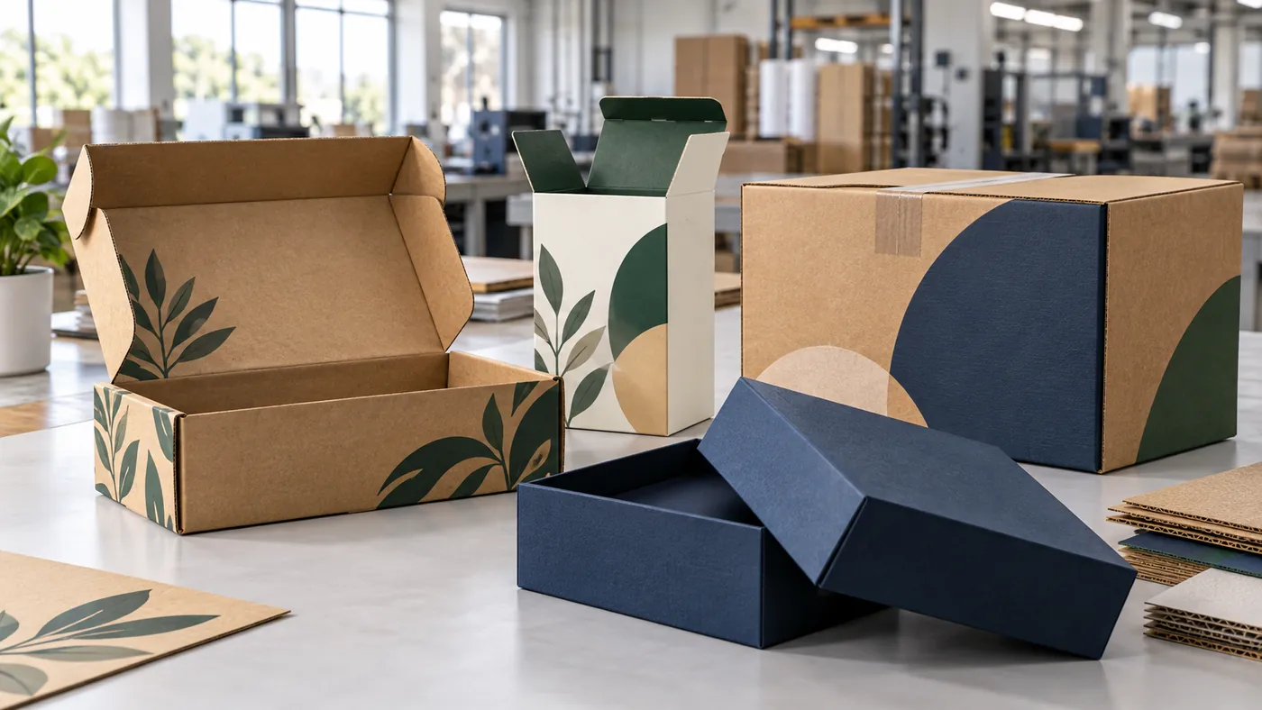 Custom printed cardboard boxes from a worldwide packaging manufacturer