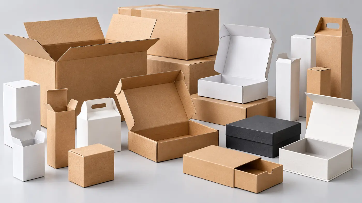 Custom cardboard box styles manufactured in China